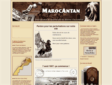 Tablet Screenshot of marocantan.com